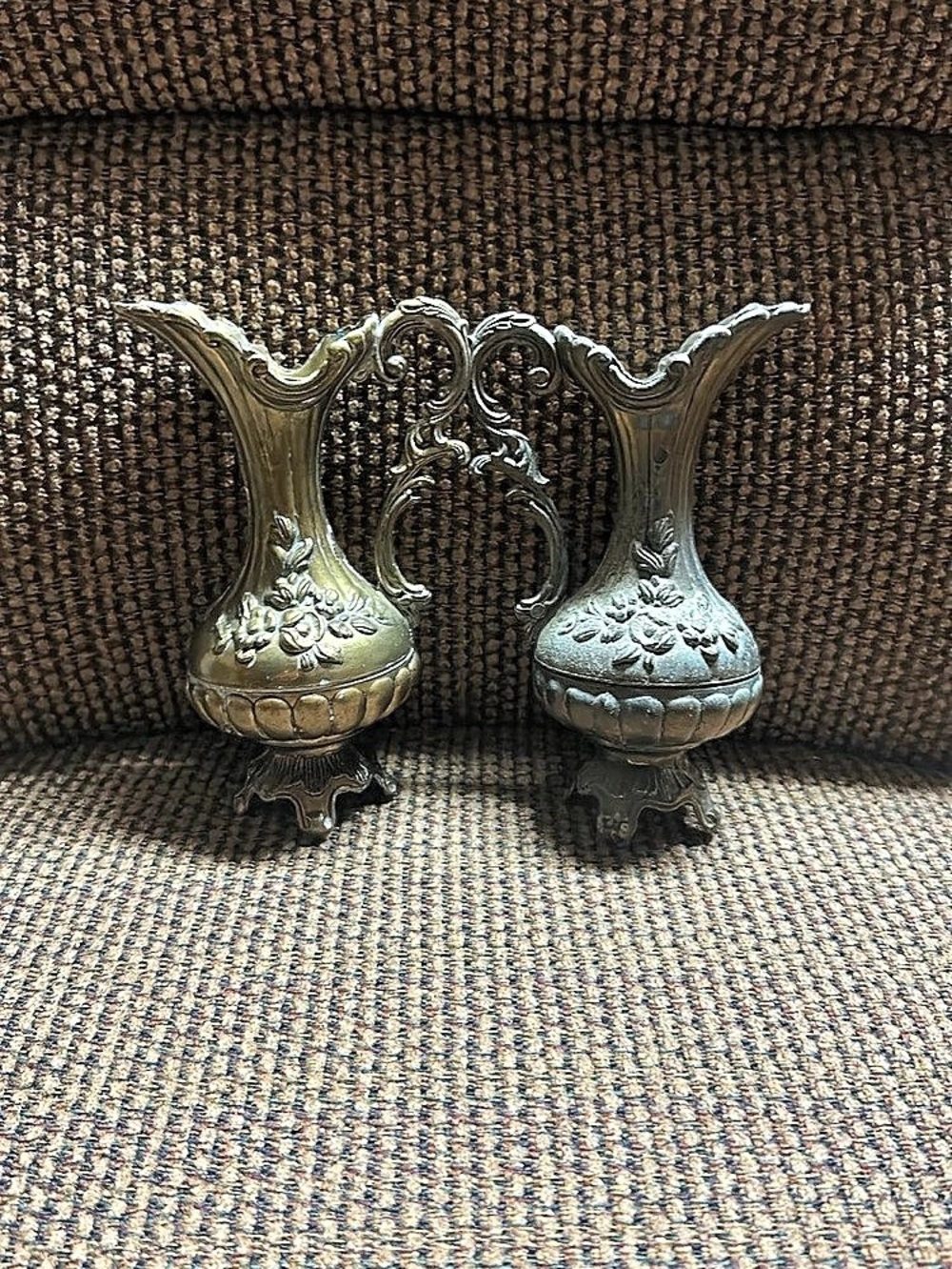 Ornate Decorative Objects in Silver & Gold